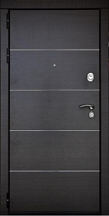 Металлические двери «АРМАДА» / «АРМАДА» модель «А-100» (с зеркальными вставками) 