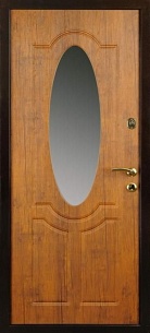 Стальные двери «АРМАДА» / Панели с зеркалами или зеркальными вставками / «Зеркало № 11»